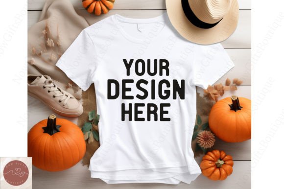Bella Canvas Fall T-shirt Mockup 9 for T-Shirts
