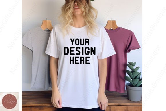 Bella Canvas T-shirt Model Mockup 34 for T-Shirts