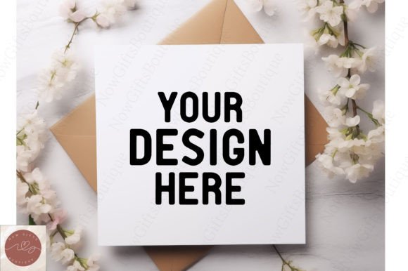 Christmas Card Mockup 10: A Festive Design Asset for Invitations Amp