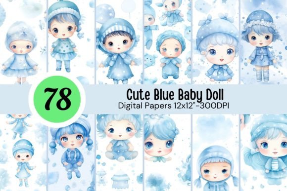 Cute Blue Baby Doll Pattern for Digital Sellers: A Practical Review