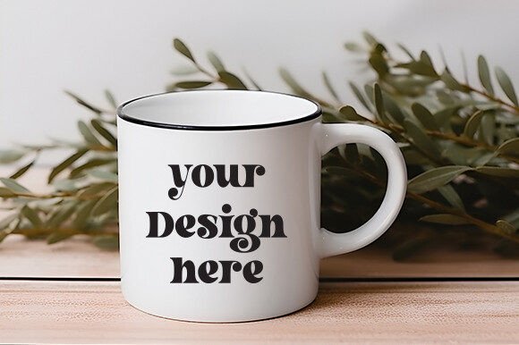 Elevating Local Branding with White Mug Mockup, Mug Mock Up 93