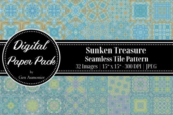 Enhancing Visual Storytelling with Sunken Treasure Seamless Tile Patterns