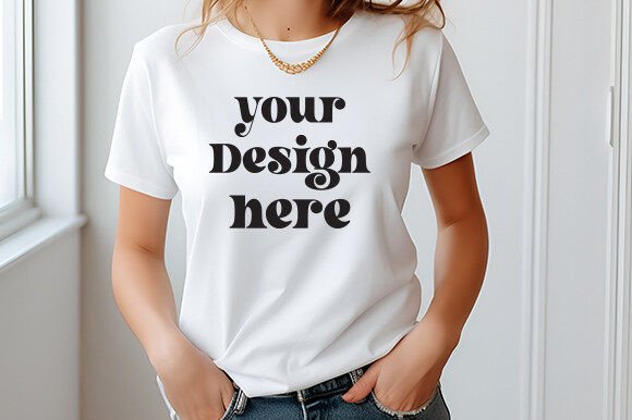 Evaluating Gildan 5000 Women White Mockup for Real Small Business Branding