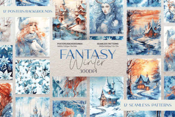 Fantasy Winter Pack: Editorial Backgrounds Review
