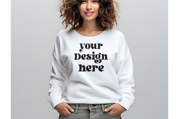 Gildan 18000 Women White Hoodie Mockup Review