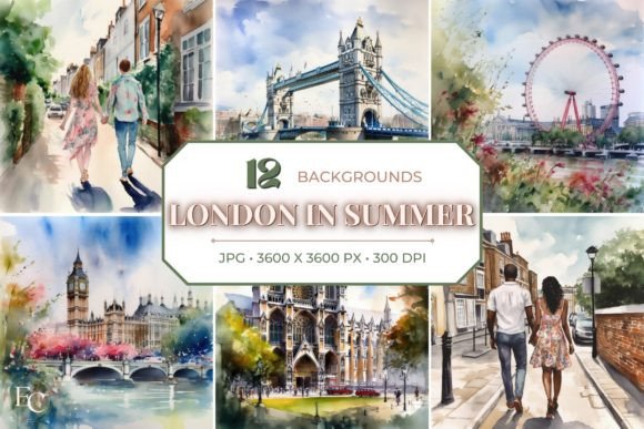 London in Summer – A Fresh Background for Digital Sellers