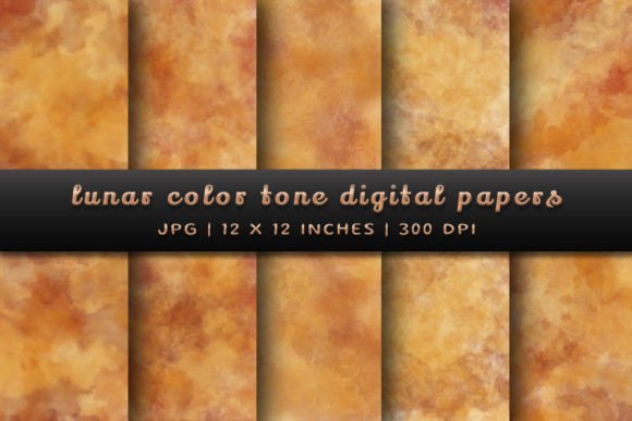 Lunar Color Tone Digital Papers for Modern Branding Backgrounds