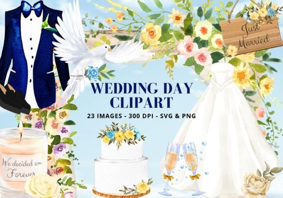Reviewing the PNG and SVG Wedding Bundle Clipart for Real Crafting & Handmade Business Use