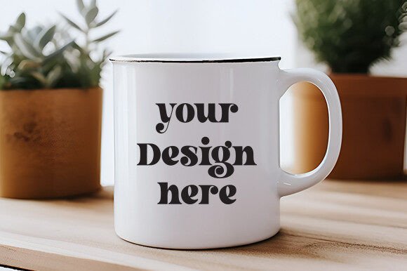 White Mug Mockup, Mug Mock Up 23 – A Versatile Design Asset for Crafters and Handmade Sellers
