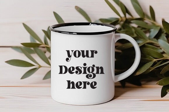 White Mug Mockup, Mug Mock Up 84 – A Versatile Design Asset for Crafters & Handmade Sellers