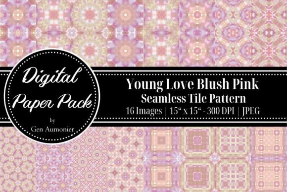 Young Love Blush Seamless Tile Patterns: A Designer’s Take for Local Branding